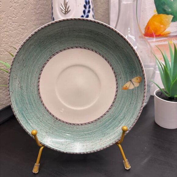 🌿 Vintage Wedgwood Deep Saucer – Sarah’s Garden Pattern 🌿 - Picture 1 of 5